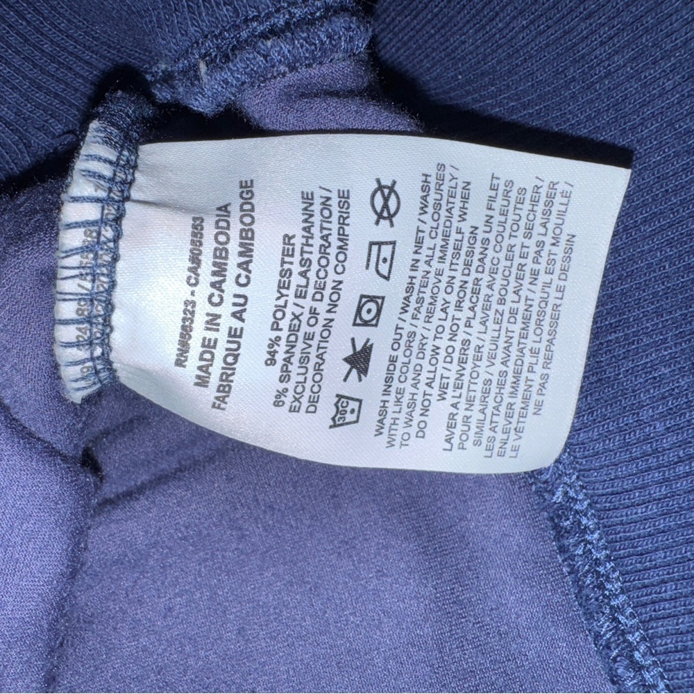 Nike Jordan Flight Women's Velour Jacket, oversized, sweatshirt full zip M NAVY​ - Picture 16 of 16